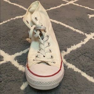 These are barely worn high top converse